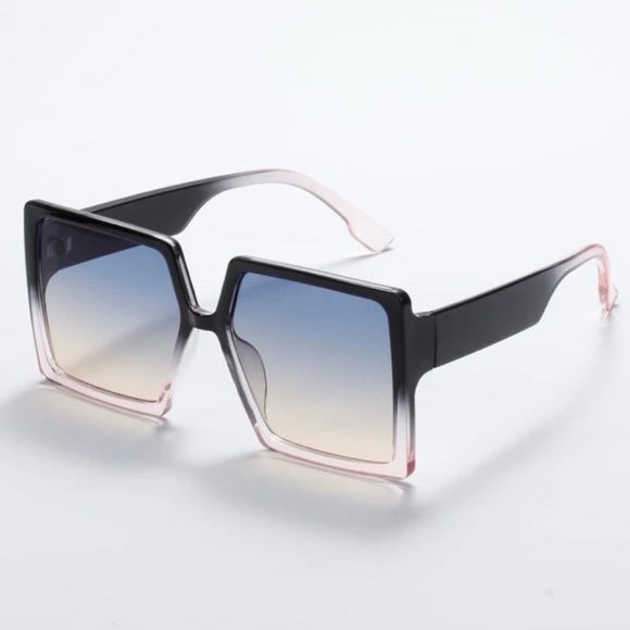 🆕New Gorgeous Gradient Square Sunglasses - Picture 2 of 3
